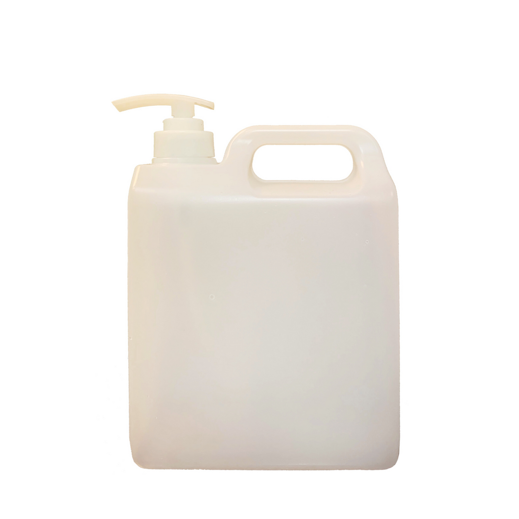 Jerrycan Pump Milky White HDPE Plastic Bottle  1000 ml