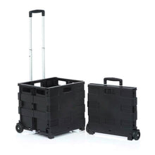 Load image into Gallery viewer, Grocery Supermarket Shopping Foldable Crate Trolley
