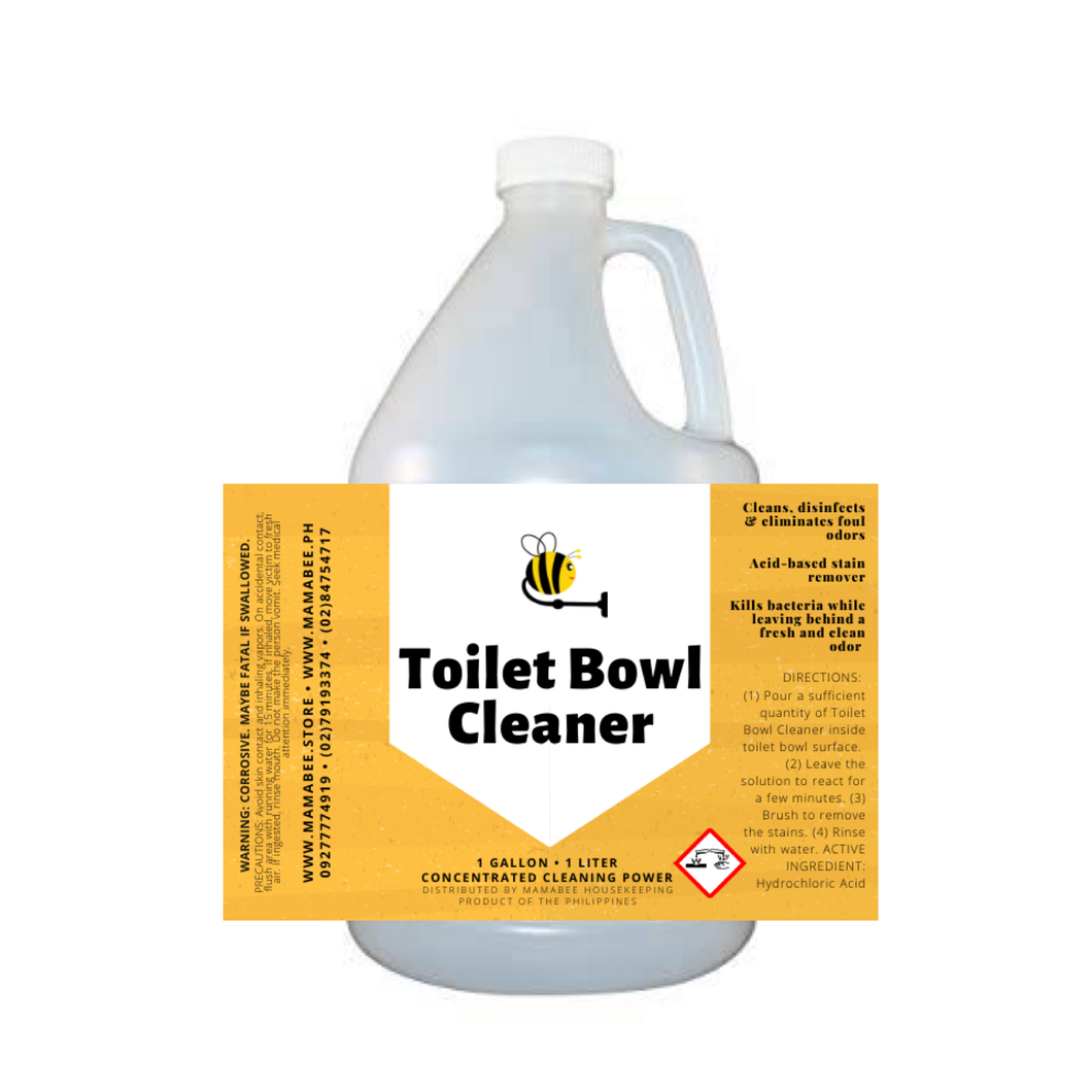 Toilet Bowl Cleaner 1 Gallon / 1 Liter