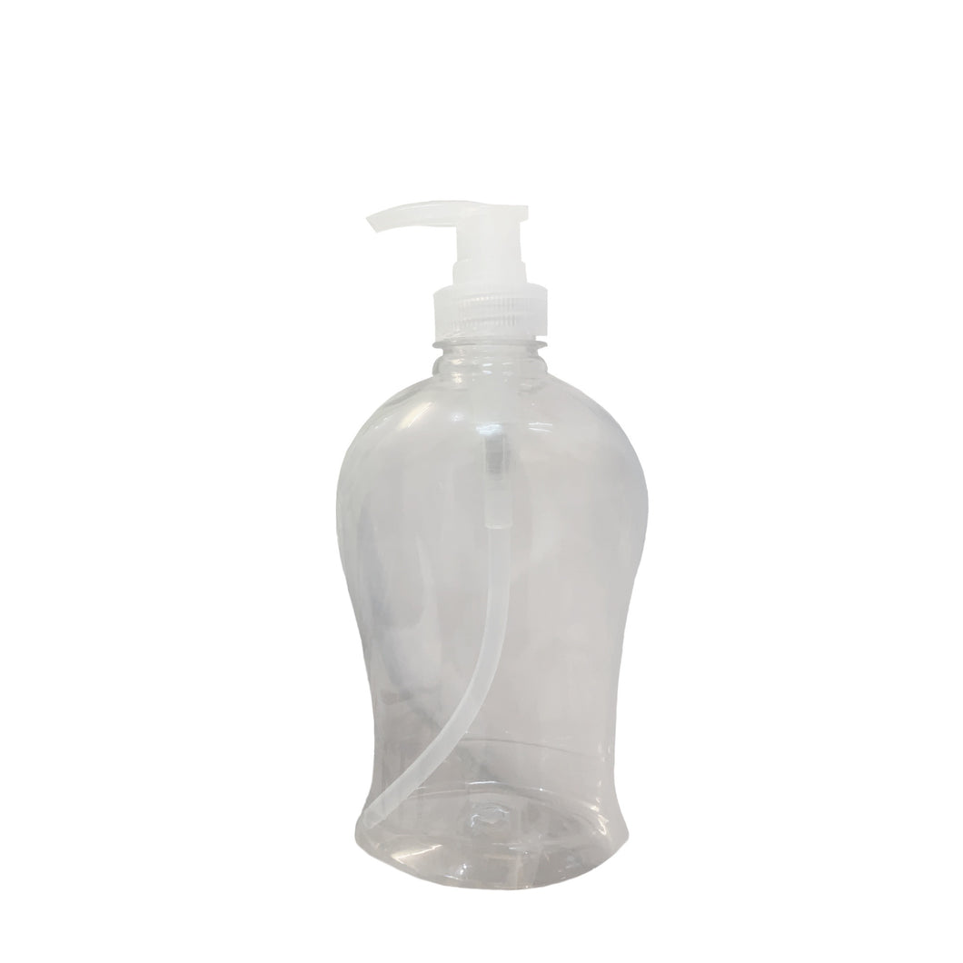 Sexy Bell Pump Clear PET Plastic Bottle 500 ml