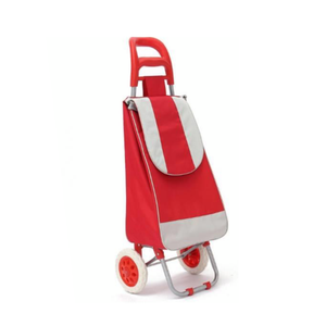 Grocery Supermarket Shopping Metal Steel Collapsible Folding Trolley Luggage Bag