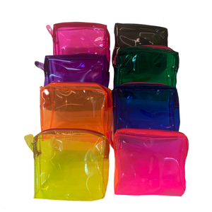 Candy Waterproof PVC Hygiene Makeup Travel Kit Pouch Wallet Bag
