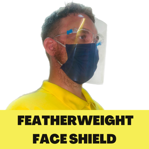 Dental Safety Featherweight Isolation Faceshield with Protective Glasses