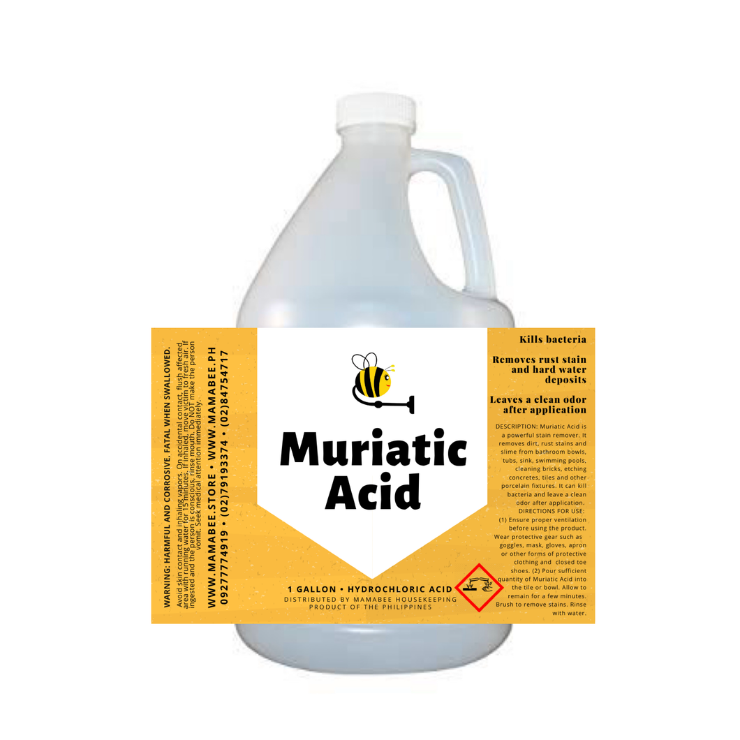 Muriatic Acid Hydrochloric 1 Gallon