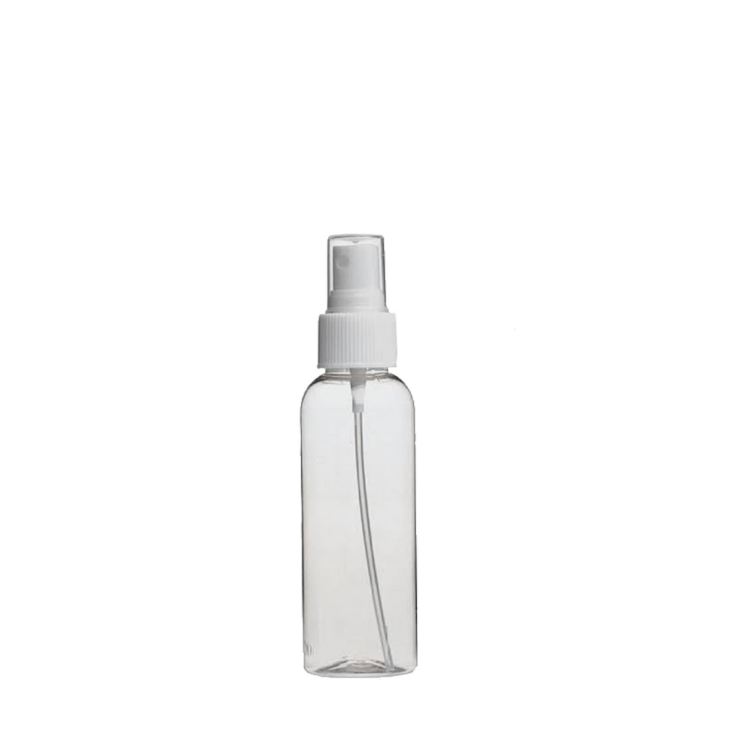 Mini Travel Spray Clear PET Plastic Bottle 50 ml